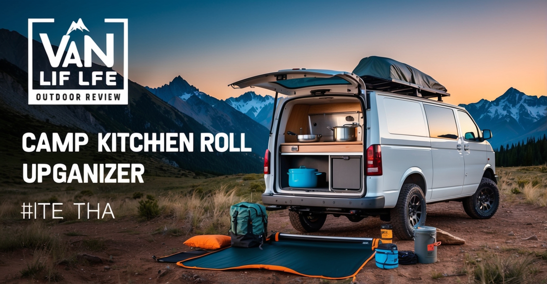 Camp Kitchen Roll Up Organizer