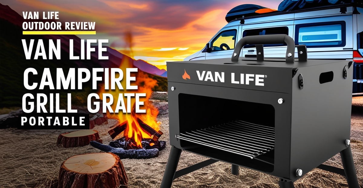 Van Life Campfire Grill Grate Portable