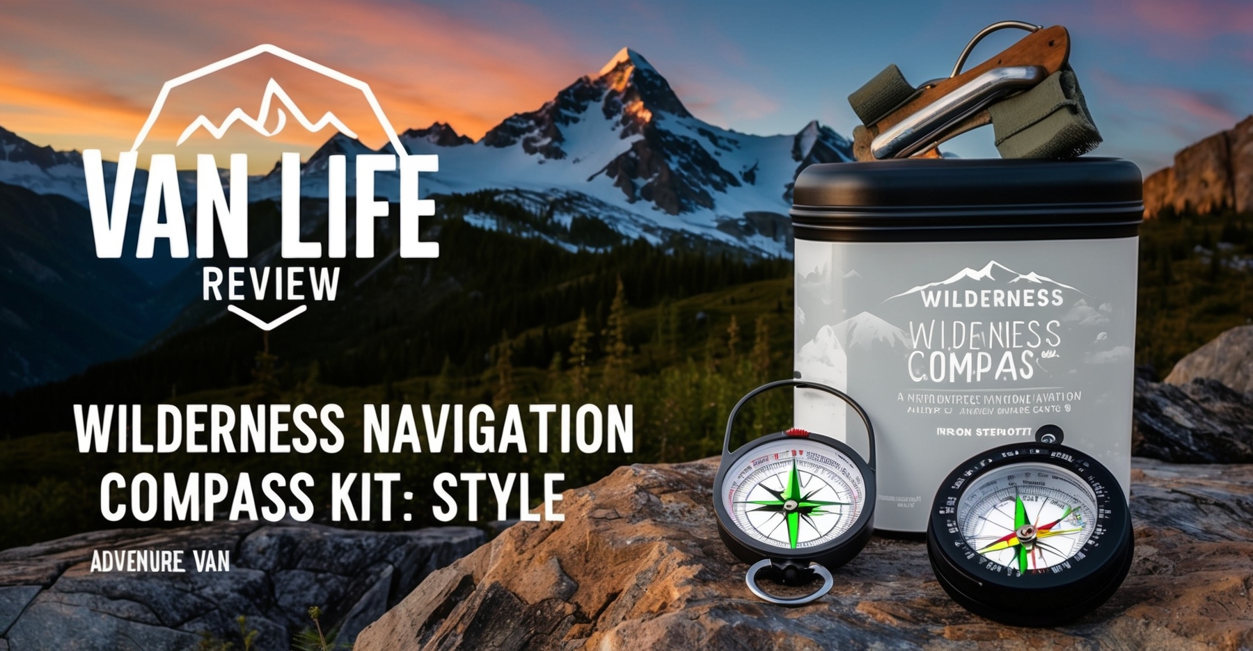 Wilderness Navigation Compass Kit