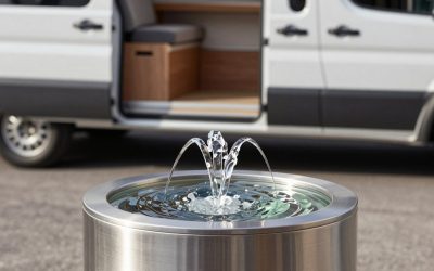 Best Modern Glass and Metal Indoor Floor Fountains